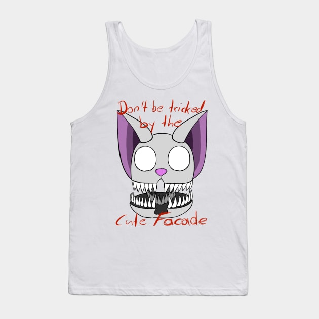 Ovie Don't be tricked by the Cute Facade Tank Top by Soul666